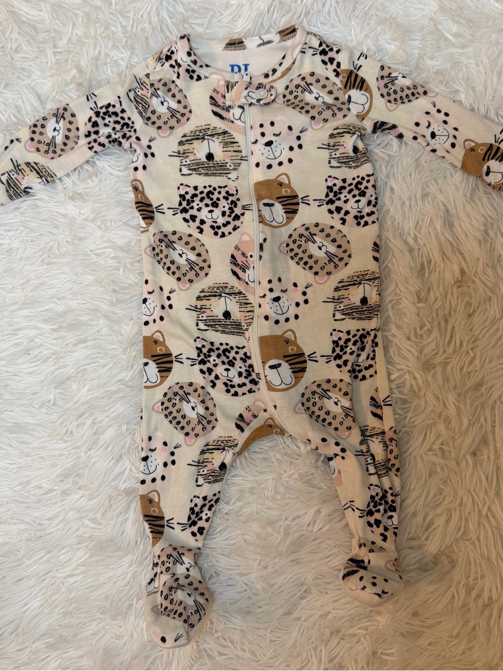 Baby Girl Zip Sleeper Bundle 0–3M Rabbit + Bear Burt’s Bees - Picture 6 of 16